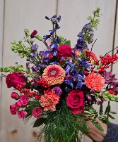 Stained Glass Bouquet Fresh Flowers