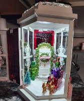 Stained Glass Christmas Lantern Glass lantern