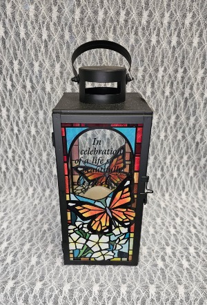 Stained Glass Lantern - In Celebration 