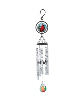 Stained Glass Sonnet Chimes-35 inches 
