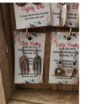Stainless Steel Silverware Earrings gift