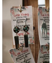 Stainless Steel Silverware Earrings gift