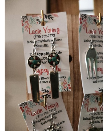 Stainless Steel Silverware Earrings gift