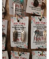 Stainless Steel Silverware Earrings gift