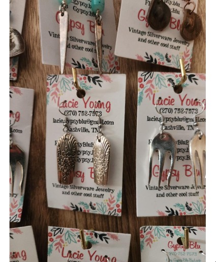 Stainless Steel Silverware Earrings gift