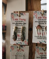 Stainless Steel Silverware Earrings gift