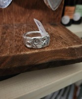 Stainless Steel Silverware Ring gift