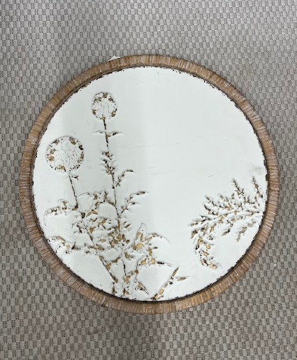 Stamped Floral art