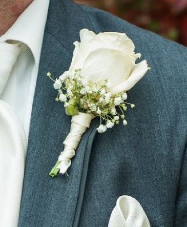 Standard Rose Prom Boutonniere in Stephenville, TX | University Flowers & More