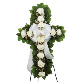 Standing Cross-White Item #BF207-11KM