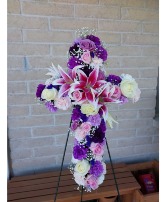 Standing Cross Wreath 