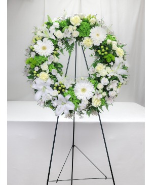 Standing Easel Open Wreath Call or Stop in to Order