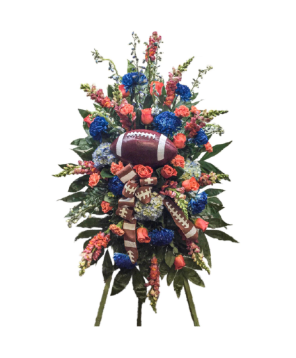 STANDING FOOTBALL FAN FUNERAL