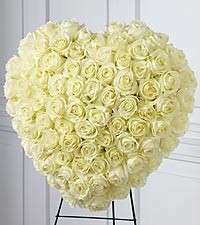 Standing Rose Heart