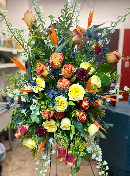 Standing Spray Arrangement