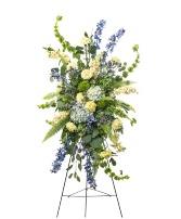 Standing Spray - Blue & White 