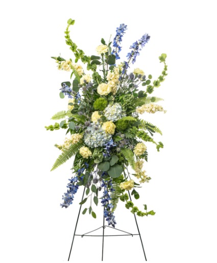 Standing Spray - Blue & White