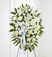 Standing Spray in white color **color can be changed as per request** in Vancouver, BC | ARIA FLORIST Standing Spray in white color **color can be changed as per request** in Vancouver, BC | ARIA FLORIST