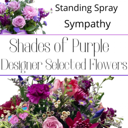 Standing Spray Purple