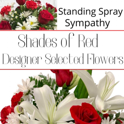 Standing Spray Red