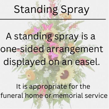 Standing Spray Style-Info Only  in Warsaw, IN | Maple Avenue Flowers