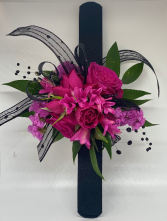Standout Pink Wrist Corsage Powell Florist Exclusive