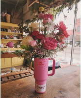 Stanley 30oz Cup 30oz Stanley Cup with floral arrangement