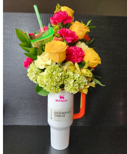 Stanley 40oz Quencher Arrangement  Fresh Flowers