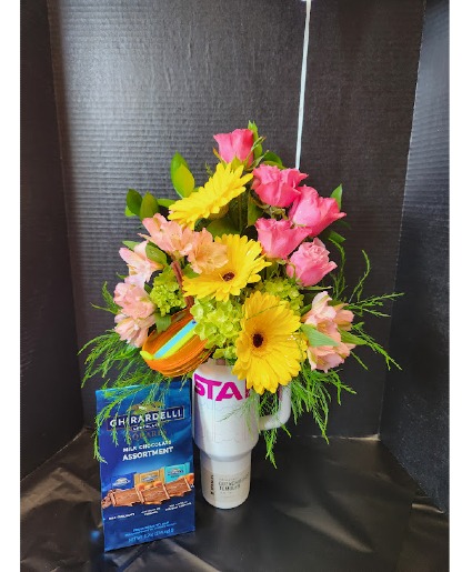 Stanley 40oz Quencher Arrangement  Fresh Flowers arranged