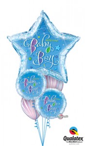star baby boy balloons