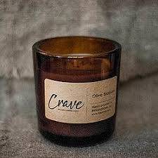 CRAVE AMBER GLASS CANDLE Candle