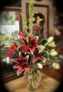 Stargazer Arrangement Vased Arrangement in Skowhegan, ME | SKOWHEGAN FLEURISTE & FORMALWEAR Stargazer Arrangement Vased Arrangement in Skowhegan, ME | SKOWHEGAN FLEURISTE & FORMALWEAR
