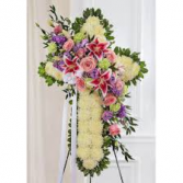 STARGAZER, LAVENDER AND WHITE CROSS WAS 225.00/NOW 150.00