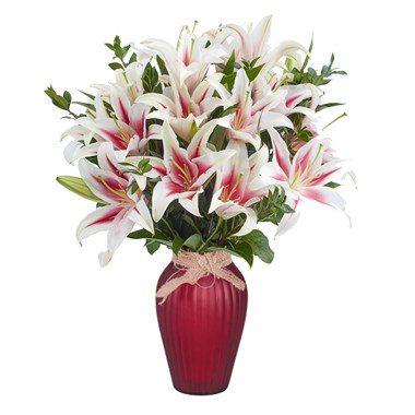 Stargazer Lily Vase