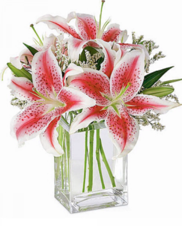 Stargazer lily vase  Vase