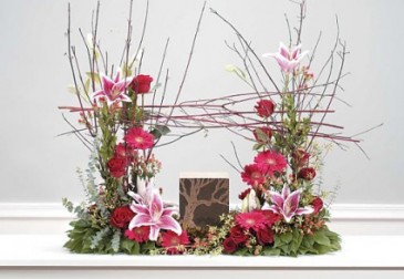 Stargazers & Twig Urn Piece Urn not included in Presque Isle, ME | COOK FLORIST, INC.