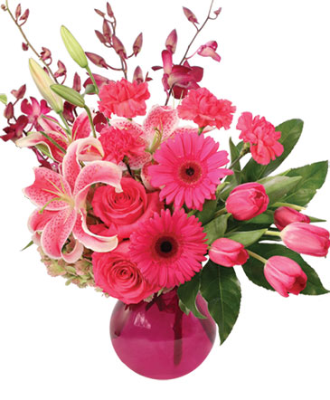 Stargazing in Pink Flower Arrangement in Arlington, WA | What's Bloomin' Now Floral