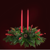 Starlight Evergreen Centerpiece