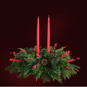 Starlight Evergreen Centerpiece