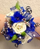Starry Night  Mixed flower corsage 