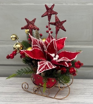 Starry Night Sleigh Arrangement  