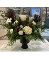 Starry Nights  Black Ceramic Container 