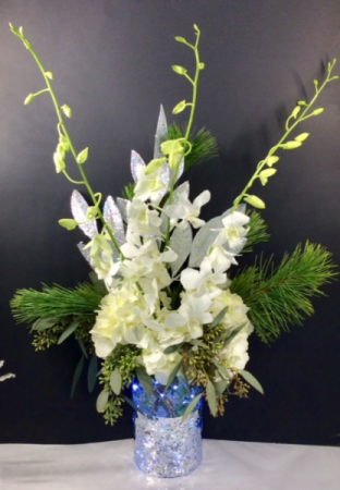 Starry Nights Light Up Vase Arrangement In Troy Mi Della S