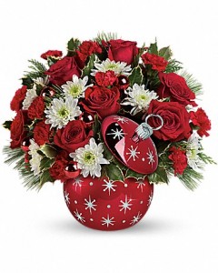 Starry Ornament Bouquet by Teleflora Christmas