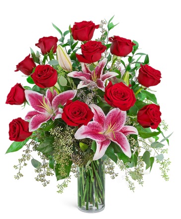 Starry Romance Flower Arrangement in Nevada, IA | Flower Bed
