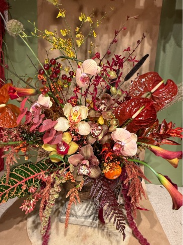 Starting Fall In the anthe vase in Orinda, CA | SaraBella flower shoppe