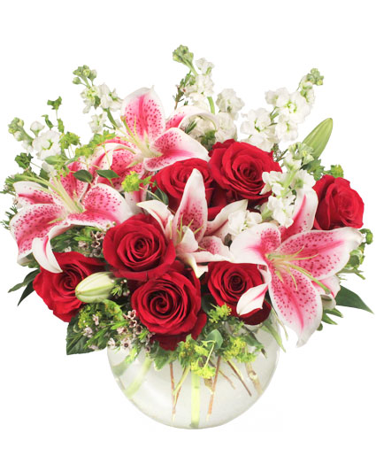 Starts In The Heart Flower Arrangement Flower Bouquet