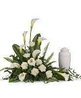 Stately Lilies Cremation Tribute / Memorial