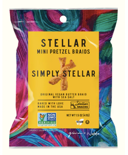 Steller Pretzel Braids - Simply Stellar 1.5 oz Bag 