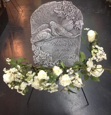 Memorial Stepping Stone Quote Will Vary - Call For Specific Quotes in Selma, NC | Selma Florist